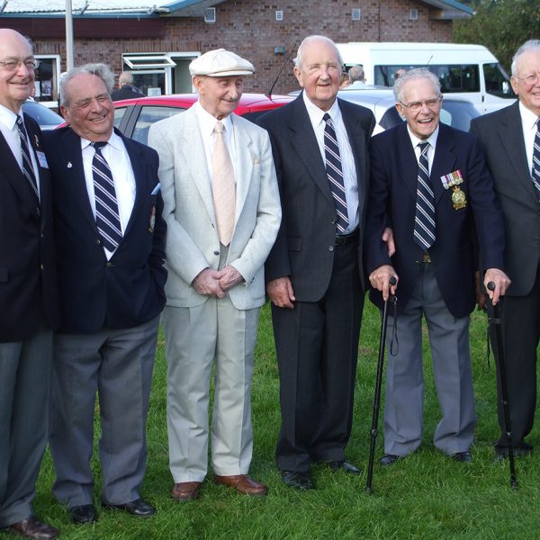 Rusty Waughman DFC AFC and surviving crew members 2008